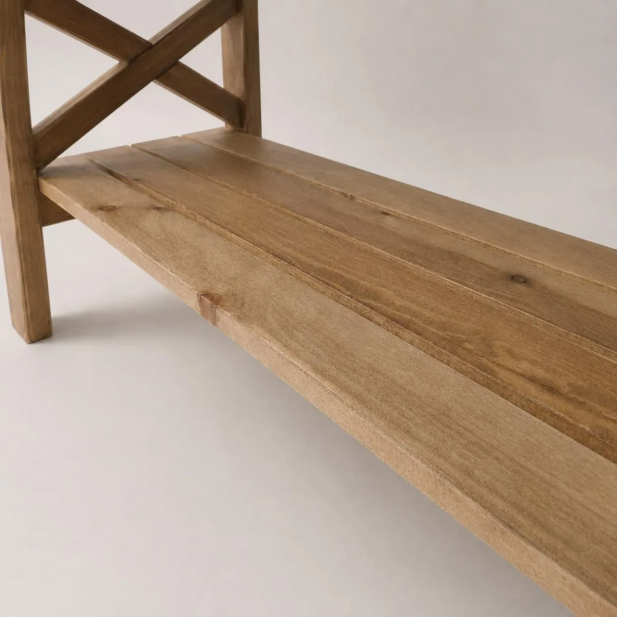 Consolă joasă din pin masiv, înălțime 65 cm — imaginea 4